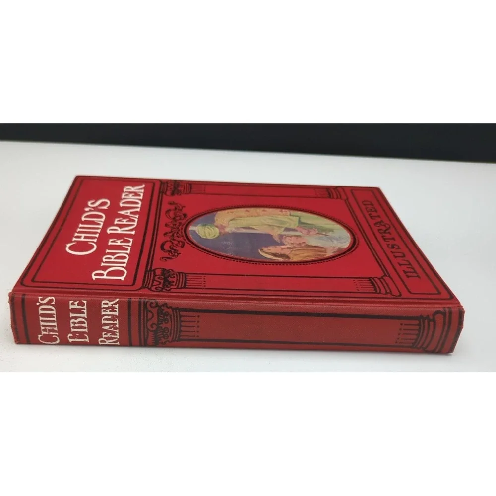 VTG 1962 Child's Bible Reader Illustrated With Color Plates By‎ Charlotte Yonge